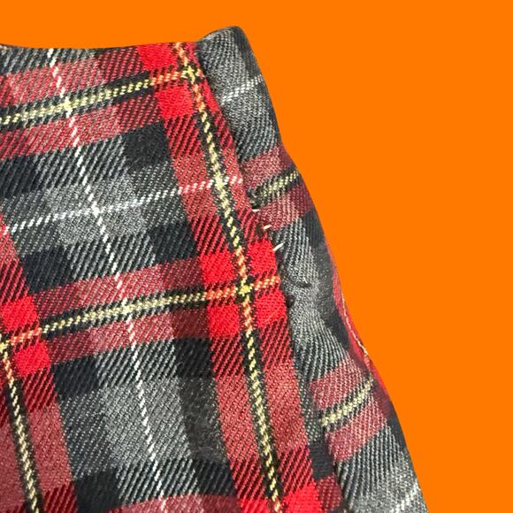 90's vintage plaid high waisted mini skort MEDIUM - Picture 6 of 6